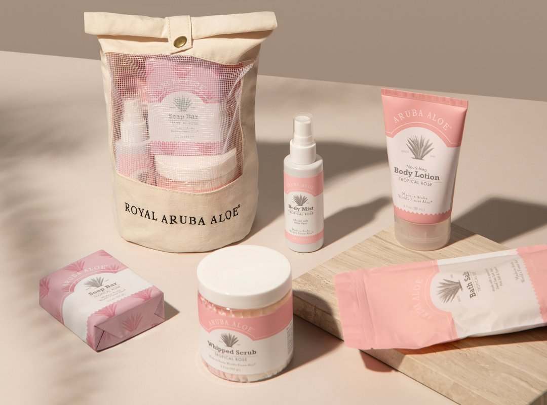 Royal Aruba Aloe Gift Set Tropical Rose 